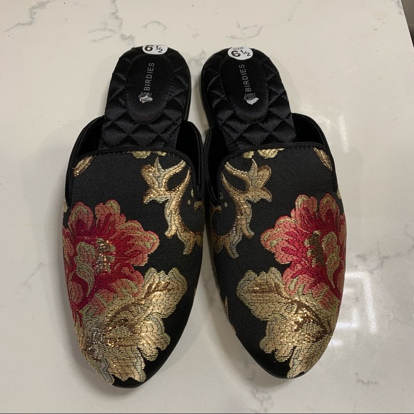 Birdies Phoebe Floral Flats - Picture 3 of 8